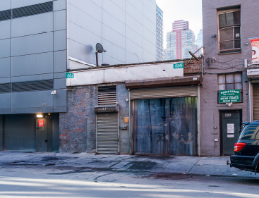 One-Story Garage Building:  604 West 47th Street