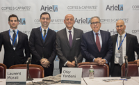 Maurice Kaufman, AMAC Holdings; Laurent Morali, Kushner Companies; Ofer Yardeni, Stonehenge NYC; Michael Stoler, Madison Realty Capital; Shimon Shkury, Ariel Property Advisors