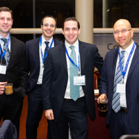 Ariel Property Advisors team: (L-R) Victor Sozio, EVP, Ivan Petrovic, EVP, Aryeh Orlofsky, Director of Investment Research, Shimon Shkury, President