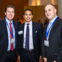 (L-R) Michael A. Tortorici - Ariel Property Advisors; Jonathan Stern, Meridian Capital Group; Daniel Wechsler, Ariel Property Advisors