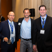 (L-R) Shimon Shkury, Ariel Property Advisors; Udi Kore, Avenue Realty Capital; Victor Sozio, Ariel Property Group