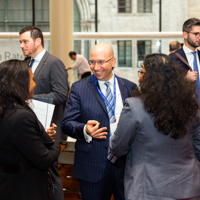 Shimon Shkury with Guests at Coffee & Cap Rates