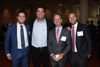 Matthew Lev, Ariel Property Advisors; Vince Todaro, Todaro Bros; Howard Raber, Ariel Property Advisors; Jason Gold, Ariel Property Advisors