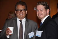 Gustavo Buitrago, Flushing Bank; Andre Sigourney, Ariel Property Advisors