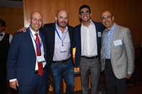 Shimon Shkury, Ariel Property Advisors; Eli Weiss, Joy Construction Corp; Benjamin Ajodan, NY Prime Realty; Shaun Ajodan, NY Prime Realty