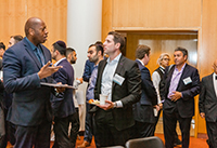 Post-Panel Networking Taking Place