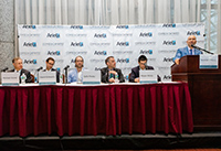 Shimon Shkury, Ariel Property Advisors; Scott Metzner, Janus Property Group; Michael Givner, Morgan Stanley; Meyer Mintz, Berdon LLP; David Schwartz, Slate Property Group; Seth Pinsky, RXR