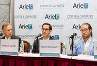 Scott Metzner, Janus Property Group; Michael Givner, Morgan Stanley; David Schwartz, Slate Property Group