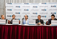 Scott Metzner, Janus Property Group; Michael Givner, Morgan Stanley; David Schwartz, Slate Property Group; Seth Pinsky, RXR; Meyer Mintz, Berdon LLP