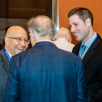 (L-R) Shimon Shkury, Ariel Property Advisors; Harry Kotowitz, HK ORGANIZATION; Victor Sozio, Ariel Property Advisors