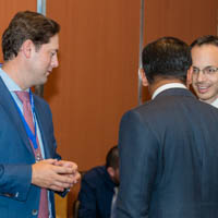 (L-R) Jason Hart, The Carlyle Group; Qahir Madhany, The Blackstone Group; Ivan Petrovic, Ariel Property Advisors