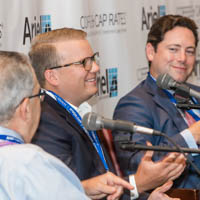 (L-R) Michael Stoler, Madison Realty Capital; Ben Curtiss, Kushner Companies; Jason Hart, The Carlyle Group