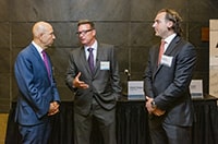 Shimon Shkury, Ariel Property Advisors; Mark Stagg, Stagg Group; Jason Gold, Ariel Property Advisors