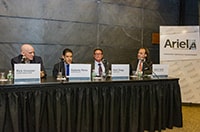 Rick Gropper, Camber Realty; Radame Perez, Mastermind; Mark Stagg, Stagg Group; Jason Gold, Ariel Property Advisors